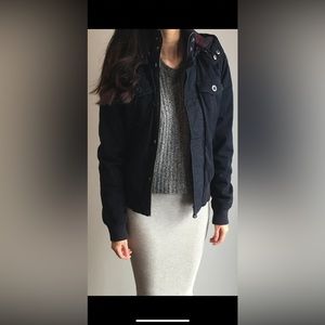 Aritzia TNA navy blue jacket xs
